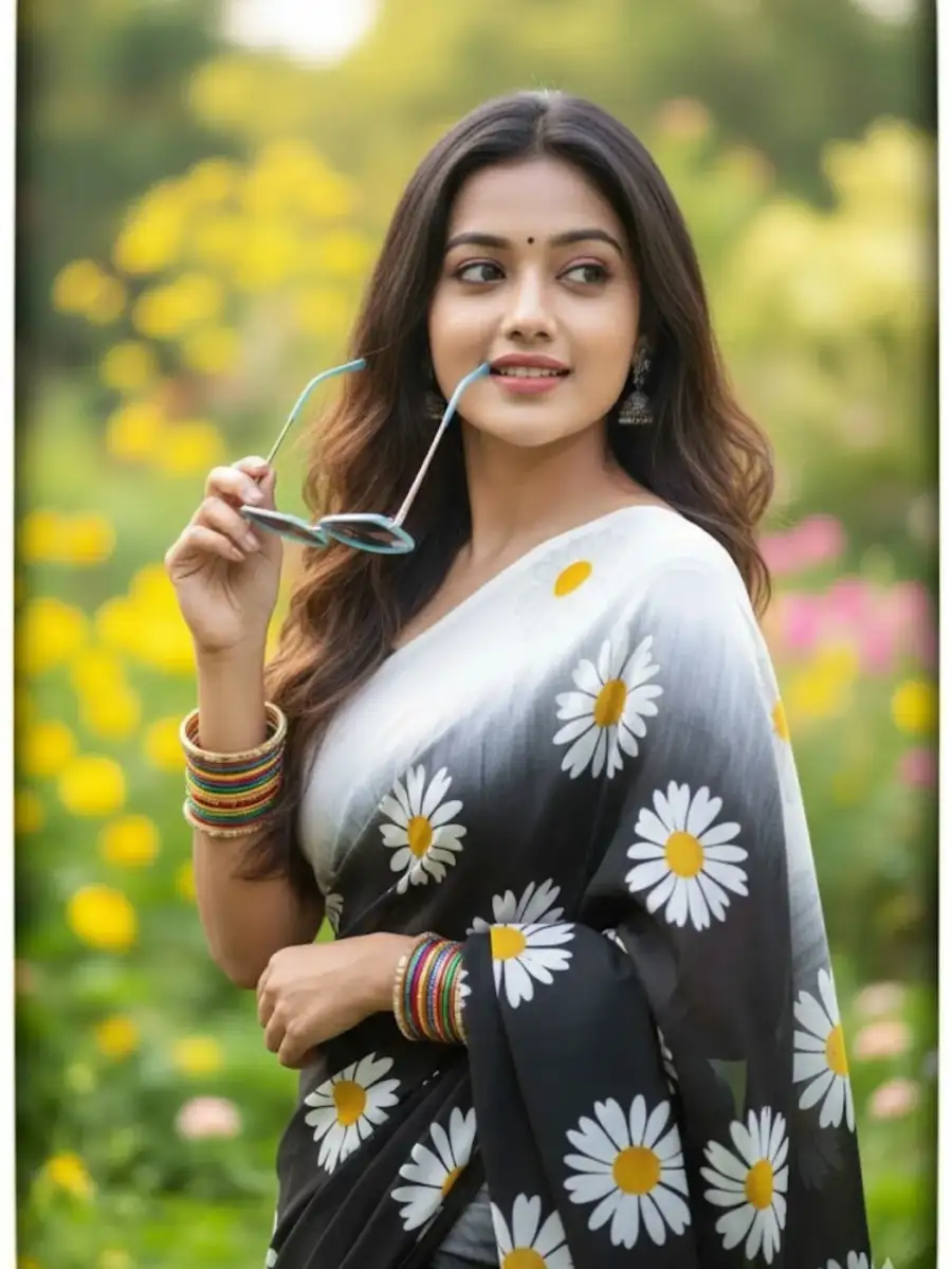Thumbnail Of Gemini Girl In Saree Ai Photo Editing Prompts